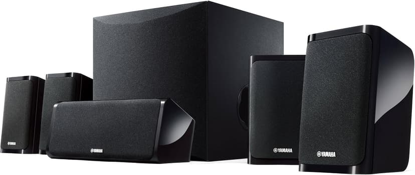 Yamaha Audio YHT-4950U 4K Ultra HD 5.1-Channel Home Theater System with 8" 50W RMS Powered Subwoofer Speakers, True Surround Sound, AV Receiver and Bluetooth Music Streaming Bundle with Accessories