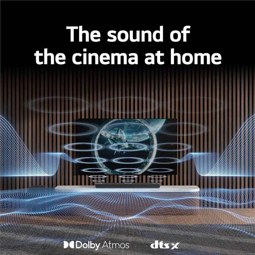 LG S77S 3.1.3 ch High Res Audio Sound Bar with Dolby Atmos® and Wow Orchestra (Renewed)