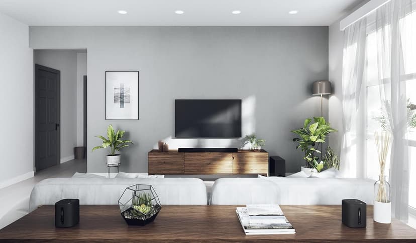 YAMAHA True X 50A Bundle - True X BAR 50A Sound Bar with Dolby Atmos, Wireless Subwoofer, Alexa Built-in + Pair of True X Speaker 1A Portable, Wireless, Surround Sound Speakers with Bluetooth. Black