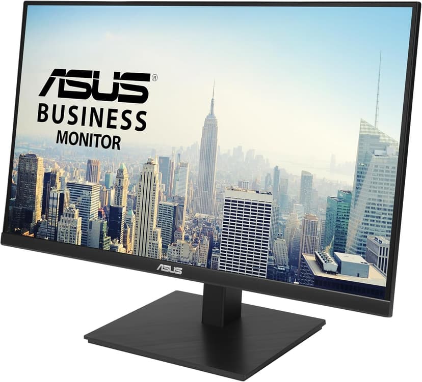 ASUS 27” 4K Business Monitor (VA27UQSB) - UHD (3840 x 2160), IPS, Frameless, HDR10, DisplayPort, Dual HDMI, Speakers, Eye Care, Ergonomic, pivot, swivel, height adjustable, DisplayWidget, 3yr warranty