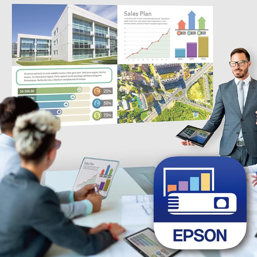 Epson, EPSV11H982020, PowerLite X49 3LCD XGA Classroom Projector with HDMI, 1 Each , 3.4"x11.6"x10.2"