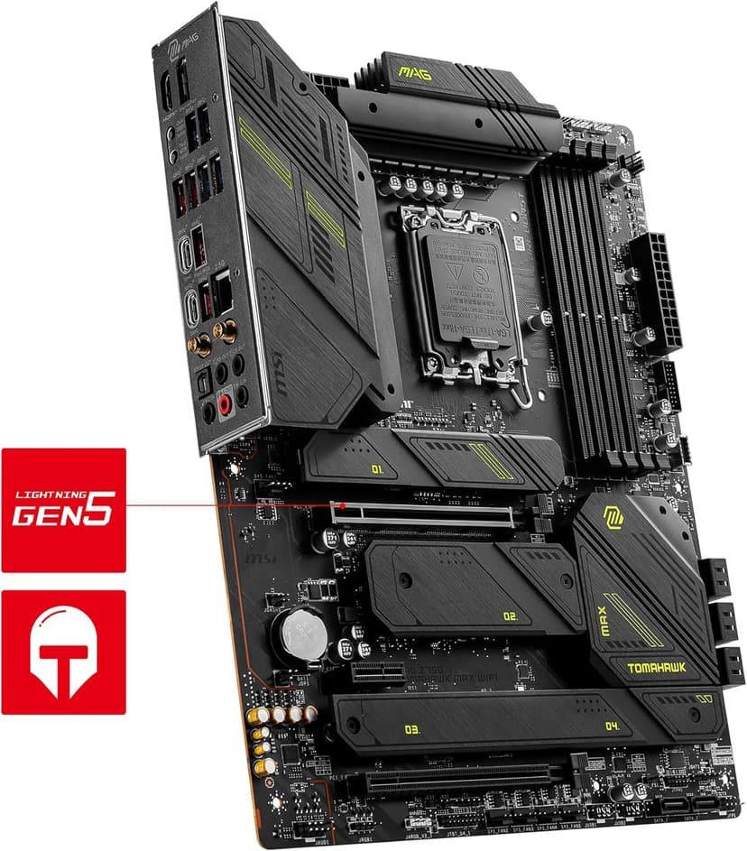 INLAND by Micro Center CPU Motherboard Intel i9-14900K 14th Gen 24-Cores LGA 1700 Desktop Processor with MSI MAG Z790 Tomahawk MAX WiFi Gaming Motherboard
