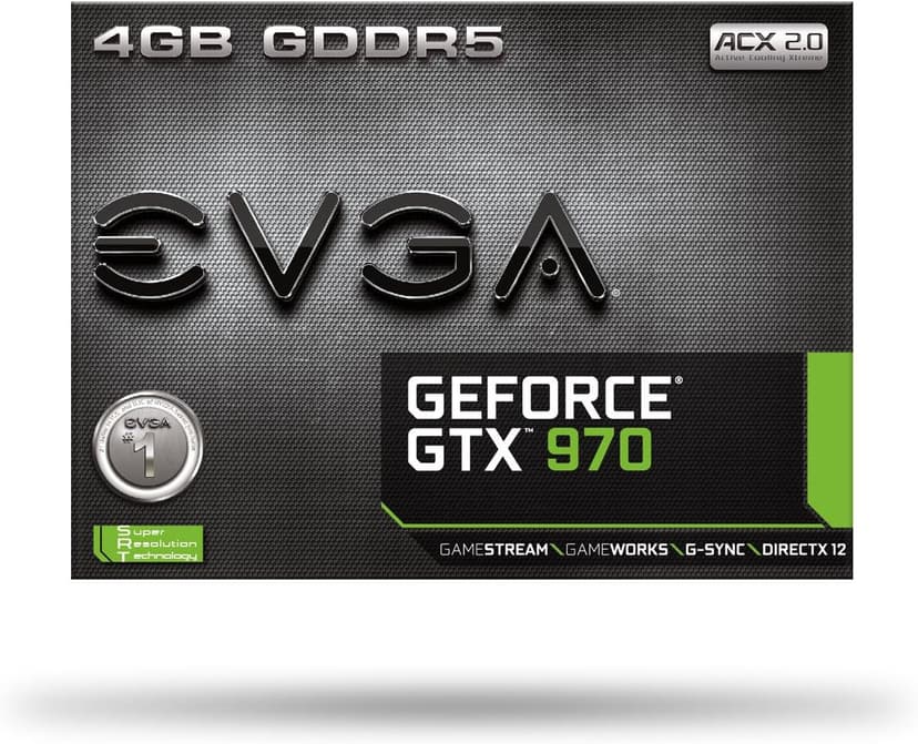 EVGA GeForce GTX 970 4GB Graphics Card 04G-2972-KR