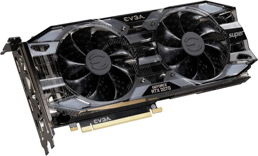 EVGA GeForce RTX 2070 Super XC Gaming, 8GB GDDR6, Dual HDB Fans, RGB LED, Metal Backplate, 08G-P4-3172-KR