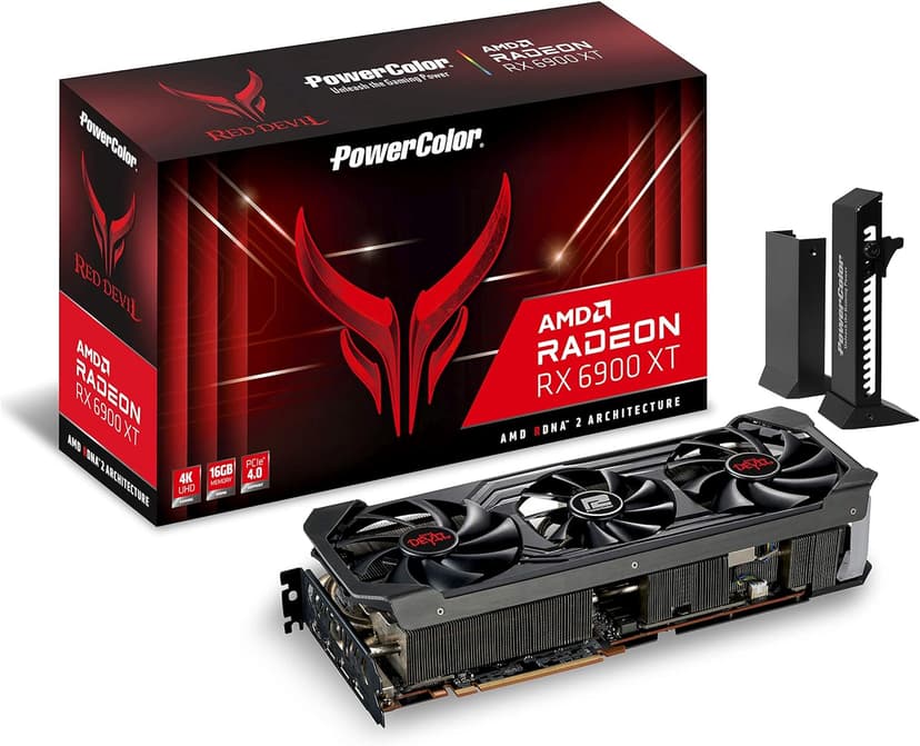PowerColor Red Devil AMD Radeon™ RX 6900 XT Gaming Graphics Card with 16GB GDDR6 Memory, Powered by AMD RDNA™ 2, Raytracing, PCI Express 4.0, HDMI 2.1, AMD Infinity Cache