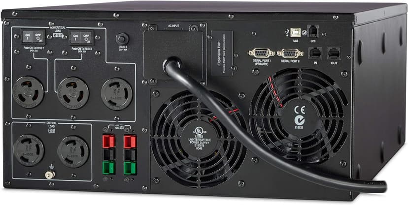 CyberPower PR5000LCDRTXL5U Smart App Sinewave UPS System, 5000VA/4500W, 5 Outlets, AVR, 5U Rack/Tower
