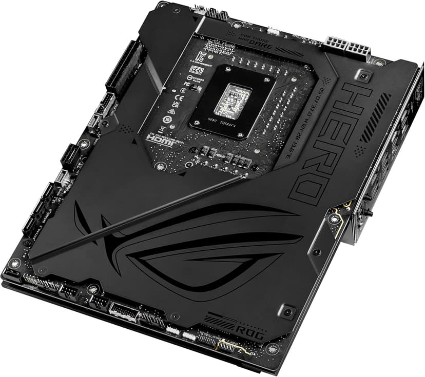 ASUS ROG MAXIMUS Z890 HERO BTF Z890 LGA 1851 ATX motherboard, hidden-connector design, Advanced AI PC Ready, 22+1+2+2 stages, DDR5, WiFi 7, 2.5G LAN, 6x M.2, PCIe 5.0, Thunderbolt 4, USB Type-C, AI OC