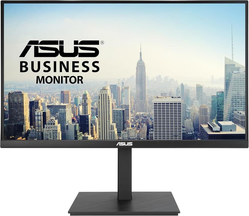 ASUS 27” 4K Business Monitor (VA27UQSB) - UHD (3840 x 2160), IPS, Frameless, HDR10, DisplayPort, Dual HDMI, Speakers, Eye Care, Ergonomic, pivot, swivel, height adjustable, DisplayWidget, 3yr warranty