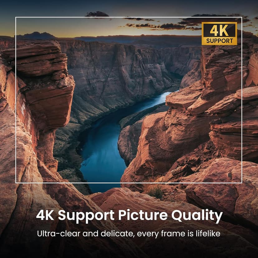 Official Licensed Google TV Smart Projector, HAPPRUN 4K UHD Home Theater with Dolby Sound, Wi-Fi & Bluetooth, Built-in Streaming Apps, Compatible with Games Consoles & Smartphone, Indoor & Outdoor Use