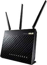 ASUS AC1900 WiFi Router (RT-AC68U) - Dual Band Gigabit Wireless Internet Router, Gaming & Streaming, AiMesh Compatible, Included Lifetime Internet Security, Adaptive QoS, Parental Control