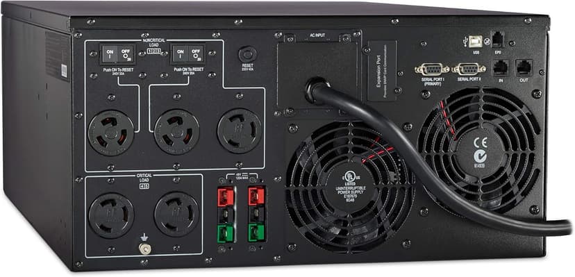 CyberPower PR5000LCDRTXL5U Smart App Sinewave UPS System, 5000VA/4500W, 5 Outlets, AVR, 5U Rack/Tower