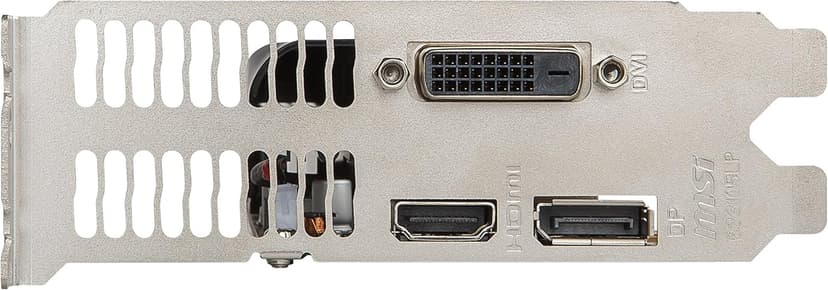MSI Low Profile Compatible Graphics Cards GeForce GTX 1050 Ti 4GT LP
