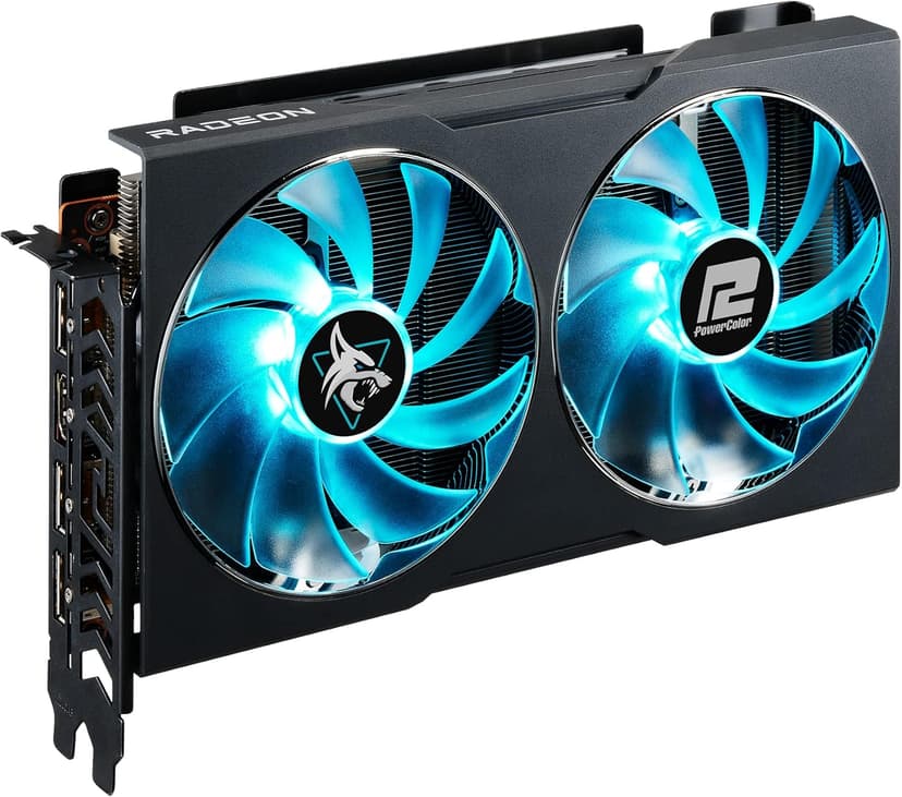 PowerColor Hellhound AMD Radeon RX 7600 Gaming Graphics Card