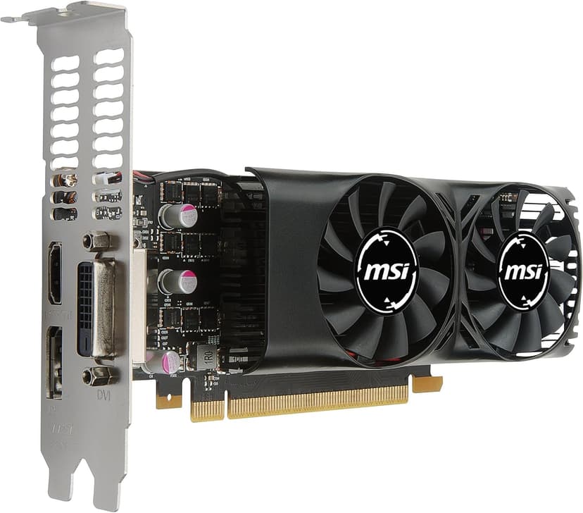 MSI Low Profile Compatible Graphics Cards GeForce GTX 1050 Ti 4GT LP