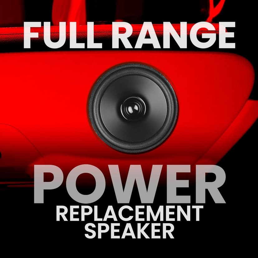 BOSS Audio Systems BRS52 Replacement Car Speakers - 60 Watts Of Power, 5.25 Inch , Full Range, Sold Individually, Easy Mounting