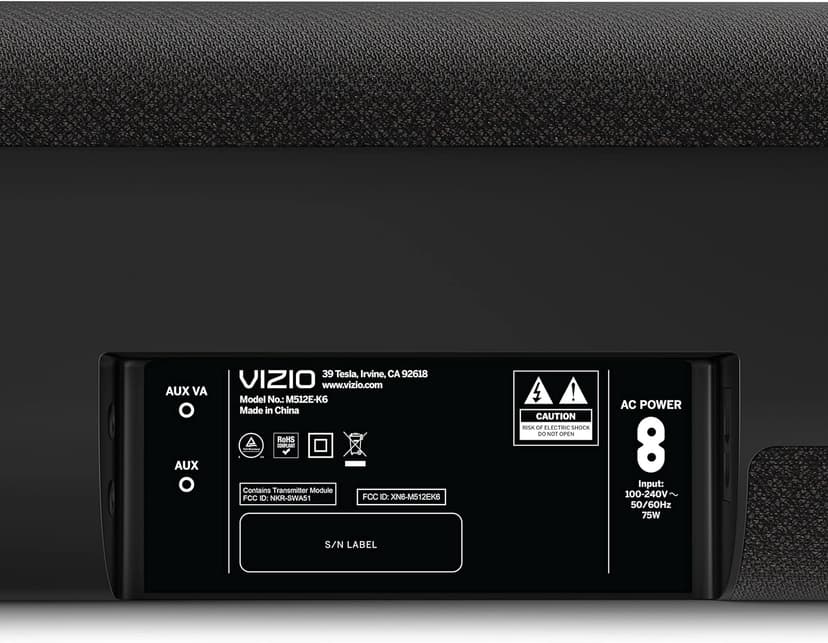 VIZIO 5.1.2 Elevate Sound Bar with Dolby Atmos, 13 Speakers, Wireless Subwoofer, Alexa - 2023 Model, Black