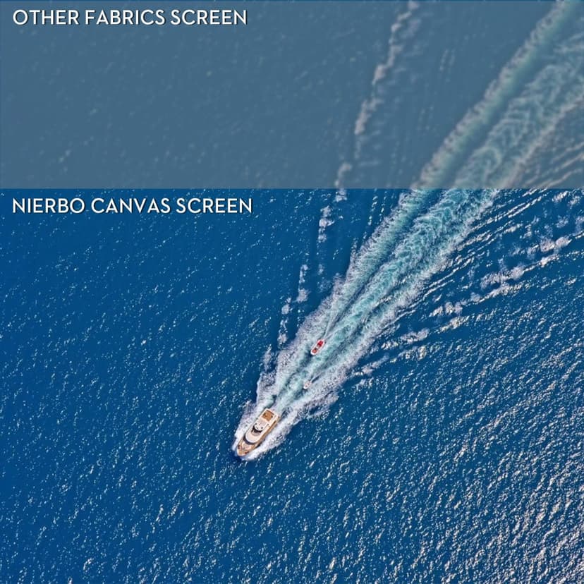 NIERBO Huge Large Projector Screen 300 inch of Thick Canvas Material 16:9 Projection Movies Screen Outdoor Projection Screen for Church School Home Indoor 1.6 Gain Not Include Mount