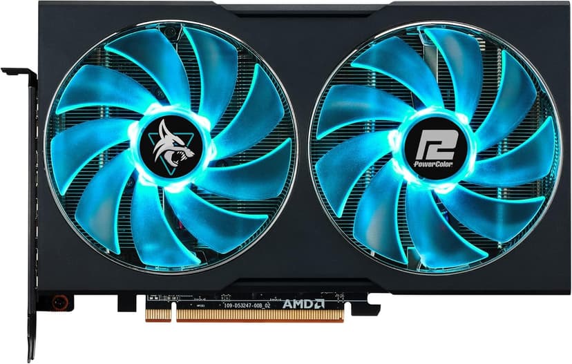 PowerColor Hellhound AMD Radeon RX 7600 Gaming Graphics Card