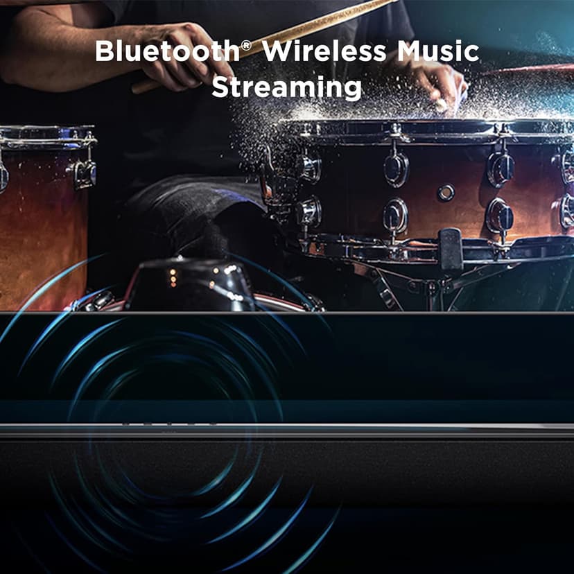 TCL Q85H Q Class 7.1.4 Channel Sound Bar with Dolby Atmos, DTS:X, Ray Danz Technology, Wireless Subwoofer, Wireless Surround Speakers, and Bluetooth Music Streaming