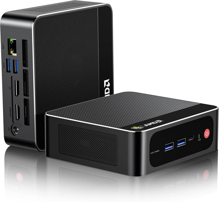 Beelink Mini PC AMD Ryzen 7 5825U Up to 4.5GHz 8C/16T, SER5 PRO Mini Computer with 32GB DDR4 RAM 1TB M.2 SSD, Support 2.5GLAN/4K Triple Screen Display(HDMI+DP+Type-C)/WiFi6/BT5.2/Home/Office