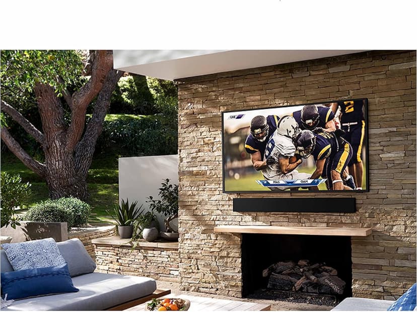 SAMSUNG HW-LST70T 3.0ch The Terrace Outdoor Soundbar w/ Dolby Audio, Built-In Subwoofer, Distortion Cancelling Technology, IP55 Weather Resistant, Titan Black