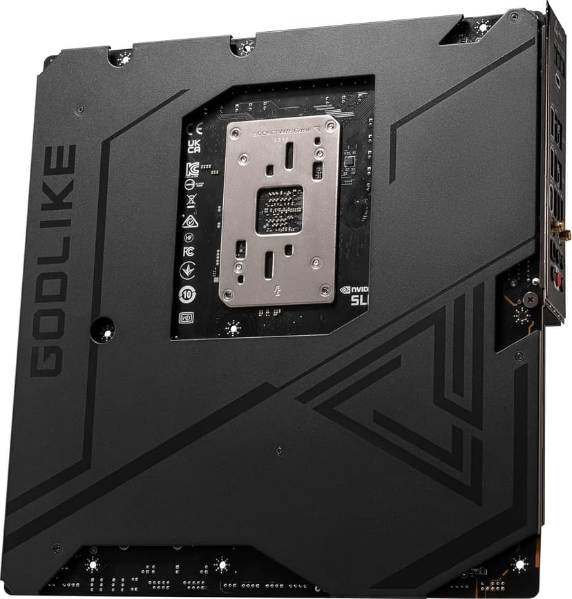 MSI MEG X670E GODLIKE Gaming Motherboard (AMD Ryzen 9000/8000/7000 Series Processors, AM5, DDR5, PCIe 5.0, SATA 6Gb/s, M.2, USB 3.2 Gen 2, Wi-Fi 6E, HDMI/DP, 10Gbps Dual LAN, SLI, EATX)