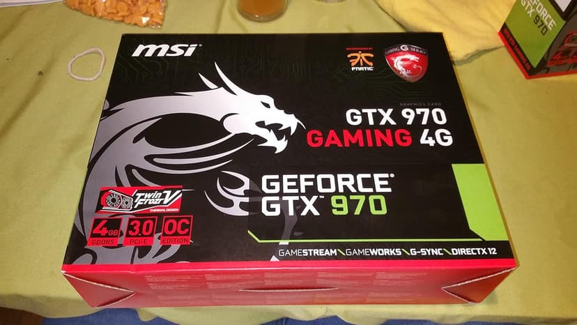 MSI GAMING GeForce GTX 970 4GB OC DirectX 12 VR READY (GTX 970 GAMING 4G)