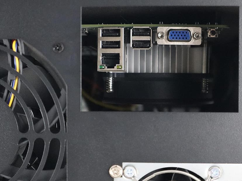 YunSPace 857 Mining Machine Motherboard,8 GPU Slots Miining Machine System,Adjustable Wind Speed Miner Barebone Motherboard with SSD,RAM(Without GPU)