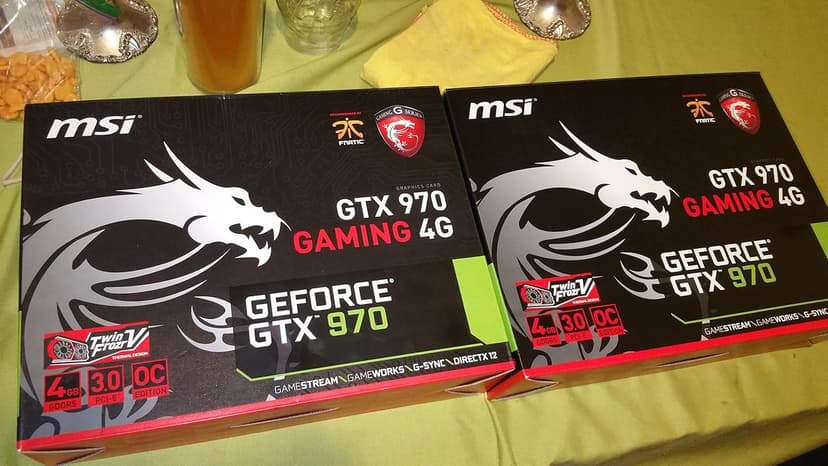 MSI GAMING GeForce GTX 970 4GB OC DirectX 12 VR READY (GTX 970 GAMING 4G)