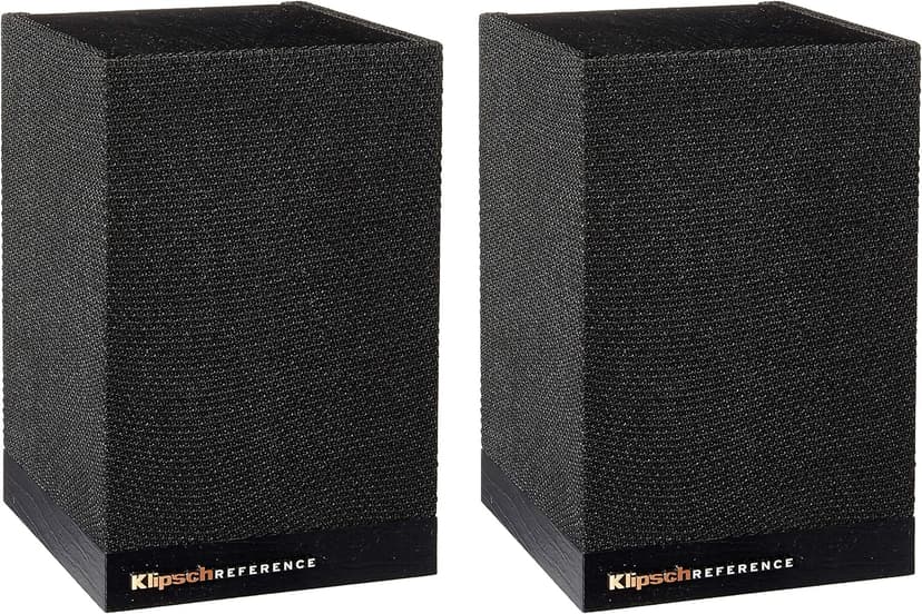 Klipsch Cinema 600 Sound Bar Sound Wall Mount Speakers, Black Surround 3 Surround Speaker, Black