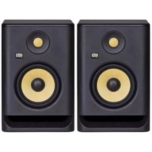 KRK RP5 Rokit 5 G4 Professional Bi-Amp 5" Powered Studio Monitor Pair, Black