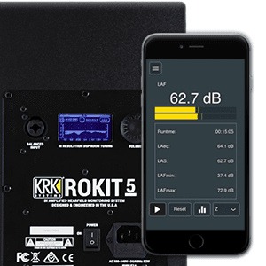 KRK RP5 Rokit 5 G4 Professional Bi-Amp 5" Powered Studio Monitor Pair, Black