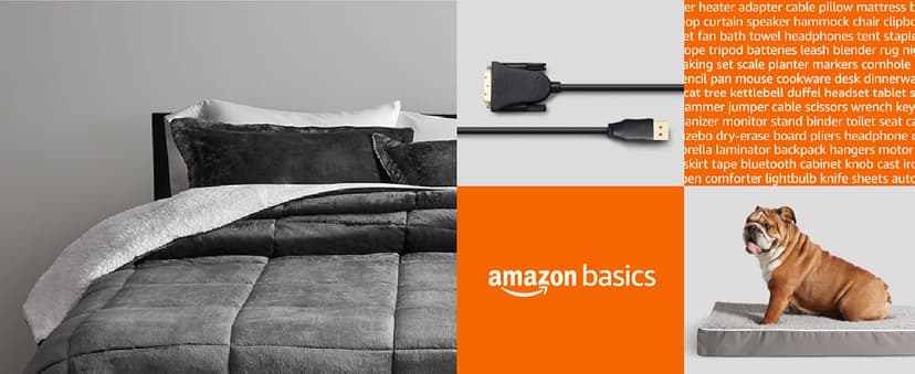 Amazon Basics IPS Monitor 75 Hz Powered with AOC Technology FHD 1080P HDMI, Display Port and VGA Input VESA Compatible Built-in Speakers for Office and Home, 27 in, Black