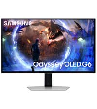 Samsung 27” Odyssey OLED G6 (G60SD) Series Gaming Monitor with QHD & QD-OLED, 360Hz 0.03ms, AMD FreeSync Premium Pro, Anti-Glare, Sleek Design, Cooling System, 3 Year Warranty, LS27DG602SNXZA