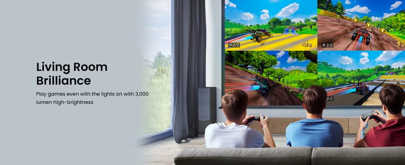 BenQ TK700ST 4K HDR 3000 Lumens Short Throw Movie and Gaming Projector | 4ms Response Time | 240Hz Refresh Rate | HDR10 & HLG | ARC/eARC Support | 2D Keystone | 1.2x Zoom | Golf Simulation