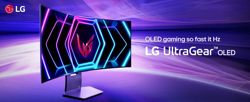 LG 39GS95QE Ultragear OLED Curved Gaming Monitor 39-Inch WQHD 800R 240Hz 0.03ms DisplayHDR True Black 400 AMD FreeSync Premium Pro NVIDIA G-Sync HDMI 2.1 DisplayPort Tilt/Height/Swivel Stand - Black