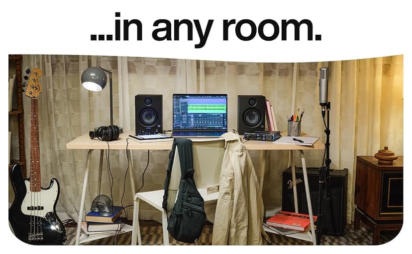 PreSonus Eris 4.5BT Bluetooth Studio Monitors, Pair — 4.5" Inch Powered Bookshelf Speakers, Stereo, Desktop Computer, Near Field Music Production, Audio Mixing Recording