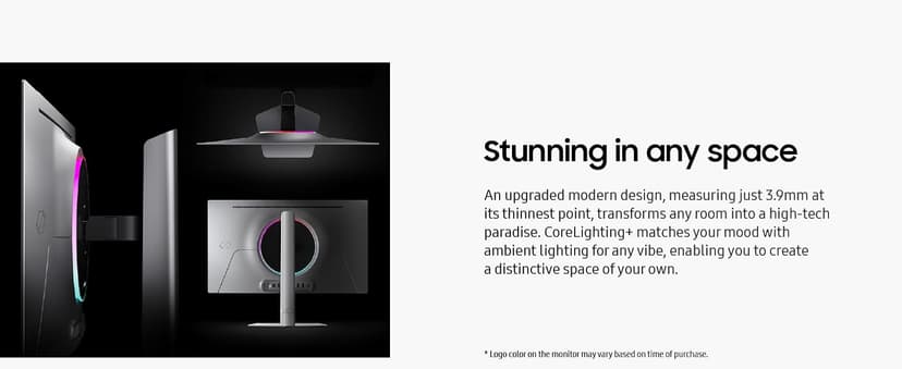 Samsung 27” Odyssey OLED G6 (G60SD) Series Gaming Monitor with QHD & QD-OLED, 360Hz 0.03ms, AMD FreeSync Premium Pro, Anti-Glare, Sleek Design, Cooling System, 3 Year Warranty, LS27DG602SNXZA