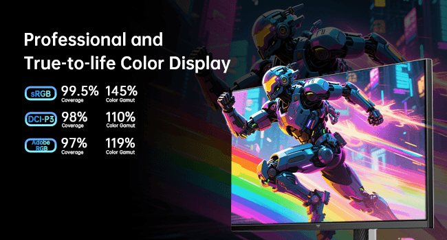 KTC 27 Inch Dual Mode Mini LED Monitor - 4K UHD at 160Hz & 1080P FHD 320Hz Gaming Monitor, 65W Type-C Port, HDR1400 Fast IPS Panel, Adaptive-Sync, HDMI 2.1 & DP 1.4, Height Adjustment, VESA Wall Mount