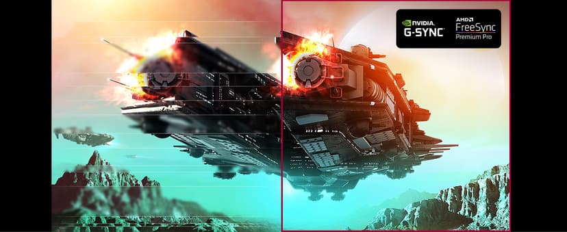 LG 32GS95UE 32-inch Ultragear OLED Gaming Monitor UHD 240Hz 0.03ms DisplayHDR True Black 400 AMD FreeSync Premium Pro NVIDIA G-Sync HDMI 2.1 DisplayPort Tilt/Height/Swivel Stand Black