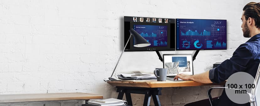 ViewSonic VS2725-2K 27 Inch QHD 1440p Monitor with 100Hz, HDMI, DisplayPort, and Variable Refresh Rate for Home and Office