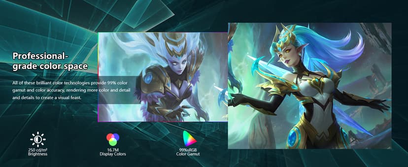 24 inch 3000R Curved Monitor 100Hz FHD 1920x1080p Refresh Rate 16:9 Aspect Ratio Ergonomic Tilt & VESA Compatible - Home Office Gaming Monitor Sync Visual Experience for Work & Play,HDMI * 2