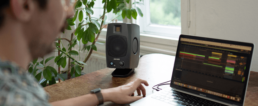 ADAM Audio D3V Active Desktop Monitoring System with USB-C Connection (Pair, Black)