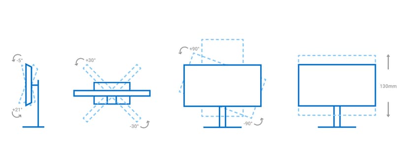 Dell 27 Plus 4K USB-C Monitor - S2725QC - 27-inch 4K (3840 x 2160) 120Hz 16:9 Display, AMD FreeSync Premium, sRGB 99%, Integrated Speakers, 1500:1 Contrast Ratio, Comfortview Plus - Ash White
