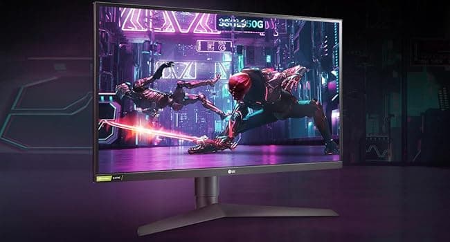 LG UltraGear QHD 27-Inch Gaming Monitor 27GL83A-B - IPS 1ms (GtG), with HDR 10 Compatibility, NVIDIA G-SYNC, and AMD FreeSync, 144Hz, Black