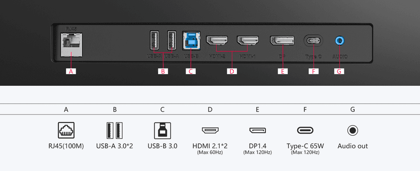 INNOCN 45C1R 45 Inch 5120 x 1440p Ultrawide Curved Gaming Monitor, R1500, HDR400, USB Type-C Power Delivery, PIP/PBP, Built-in Speaker, Height Adjustable, Black