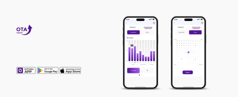 ULTIMEA 5.1CH Surround Sound Bar with Subwoofer, Dolby Atmos, VoiceMX, BassMX, APP, 300W Soundbar for Smart TV, Home Theater Surround Sound System for TV, BT 5.4, Poseidon M60 (2025 Model)