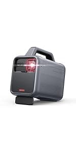 NEBULA by Anker Solar Portable 1080p Projector, Full HD with WIFI, Bluetooth, 400 ANSI Lumen, 4K Supported, Autofocus, Keystone Correction, 3Hr Playtime, Outdoor for Group Viewing