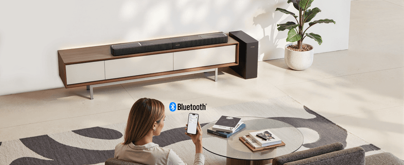 ULTIMEA 5.1.2ch Sound Bar with Dolby Atmos, Surround Sound System for TV with 2 Surround Speakers, Sound Bar for Smart TV, Soundbar with Subwoofer for Home Theater, BT 5.4, HDMI eARC, Skywave F40