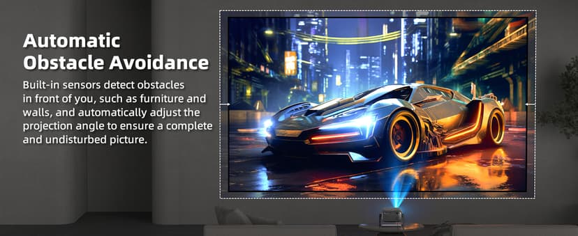 Netflix Officially Licensed Projector,BETTDOW Closed-Design Projector with Wifi 6 and Bluetooth 5.2,Intelligent Voice Assistant,Electric Focus Projector for Netflix/YouTube/Prime Video/D+